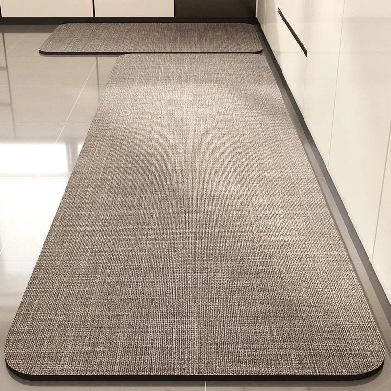 Kitchen Rug Super Absorbent Kitchen Mat for Floor Non-slip Rugs Bathroom Mat Washable Kitchen Carpet