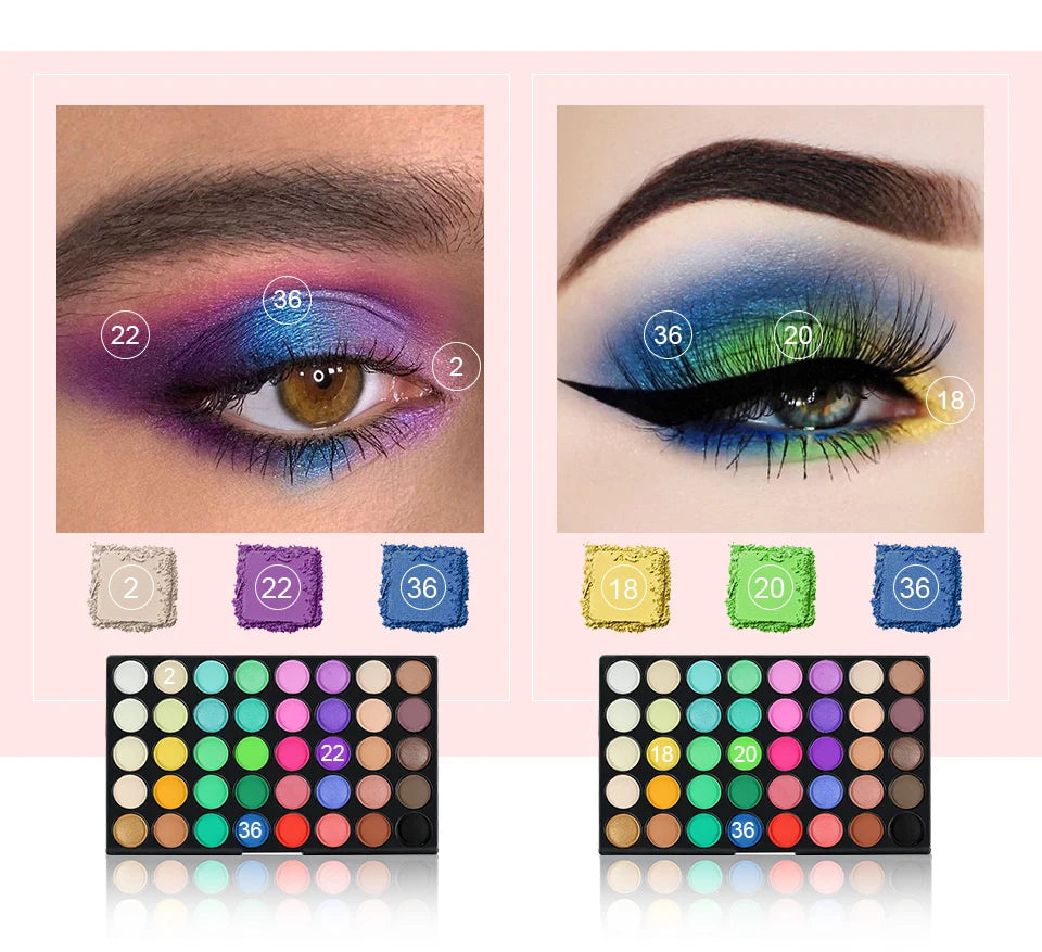POPFEEL 120 Colors Eyeshadow Palette