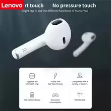 Lenovo Wireless Earphones J18 In Ear TWS Bluetooth Ture Sport Headphones HiFI Stereo Game Waterproof Headset With Microphone