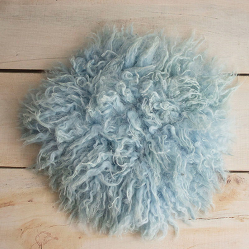 100% Flokatti Wool Mats Baby Photography Blanket Newborn Wrap Flokati Props for Newborns Photo Shoot Fotografia Accessories