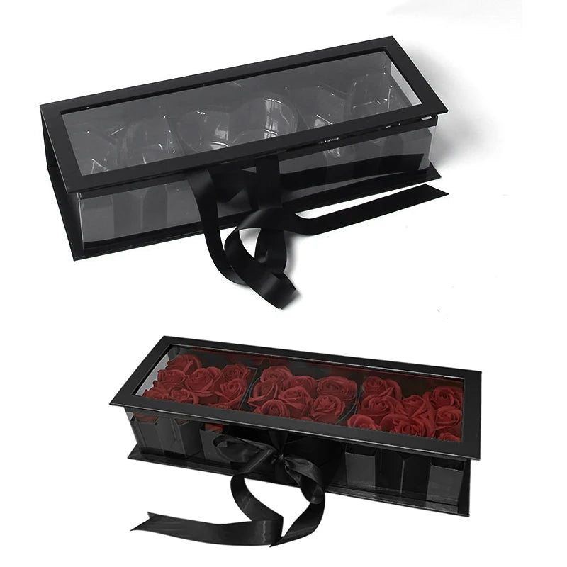 Fillable Letters Empty Flower Gift Box Mother's Valentine's Day Gift Packaging Box I Love You Letter Flower Box Birthday Party