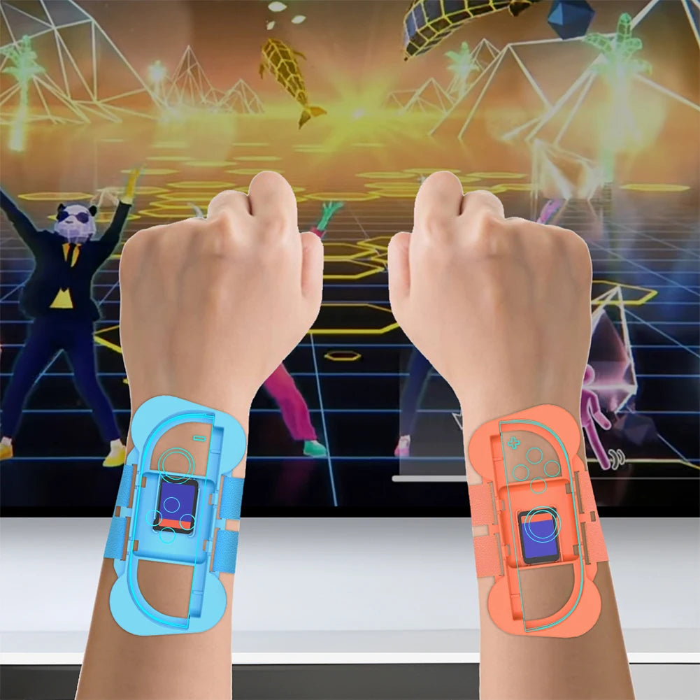 2PCS Adjustable Wrist Band for Nintendo for Switch 2 Joy-Con Controller Armband Dance Strap Wristband Compatible with Just Dance