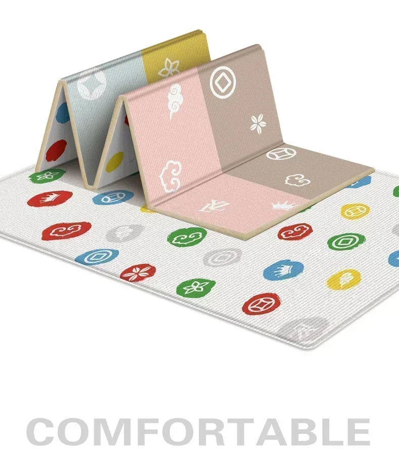 Non Toxic Foldable Baby Play Mat Educational Children's Room Carpet Non Slip and Anti Fall Floor Children's Activity Toys