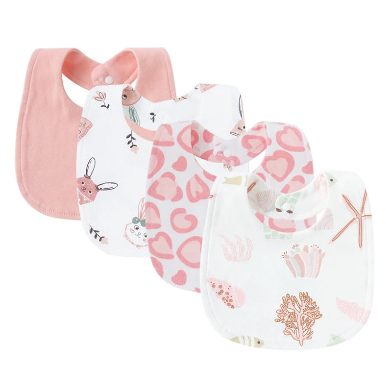 4Pc Baby Bibs