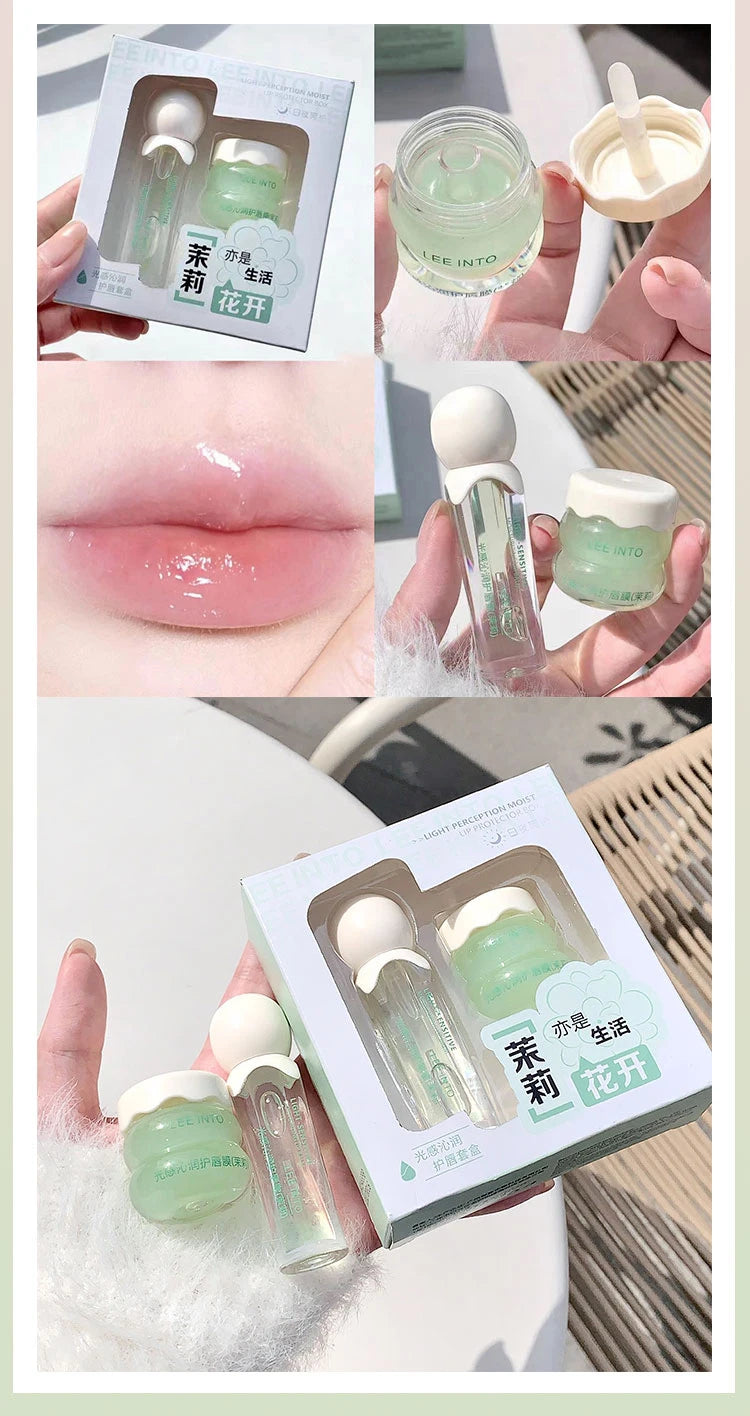 Strawberry Lip Balm Set