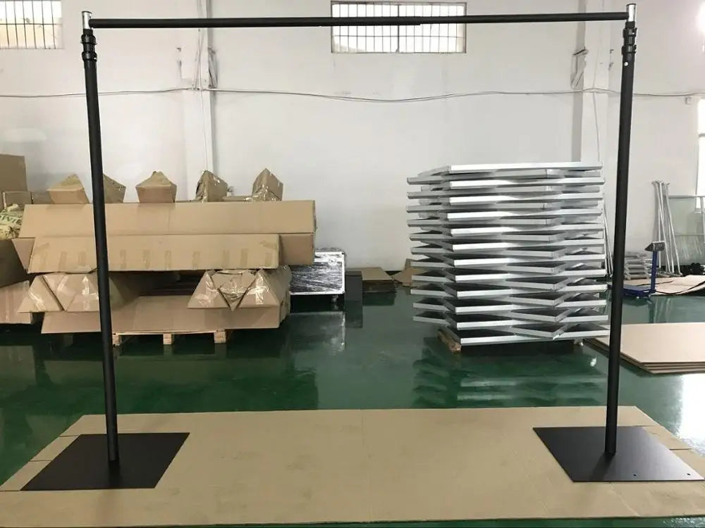 Wedding Decoration Adjustable Pipe Drape Stands Backdrop Event Aluminum Backdrop Stand Pipe