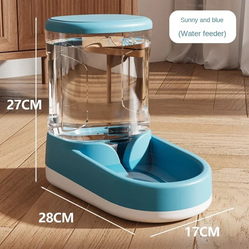 Automatic Pet Water Dispenser for Cats & Dogs – Flowing Water Feeder Without Electricity, Gravity-Fed Drinking Bowl, Large Capacity, Easy to Clean Pet Supplies