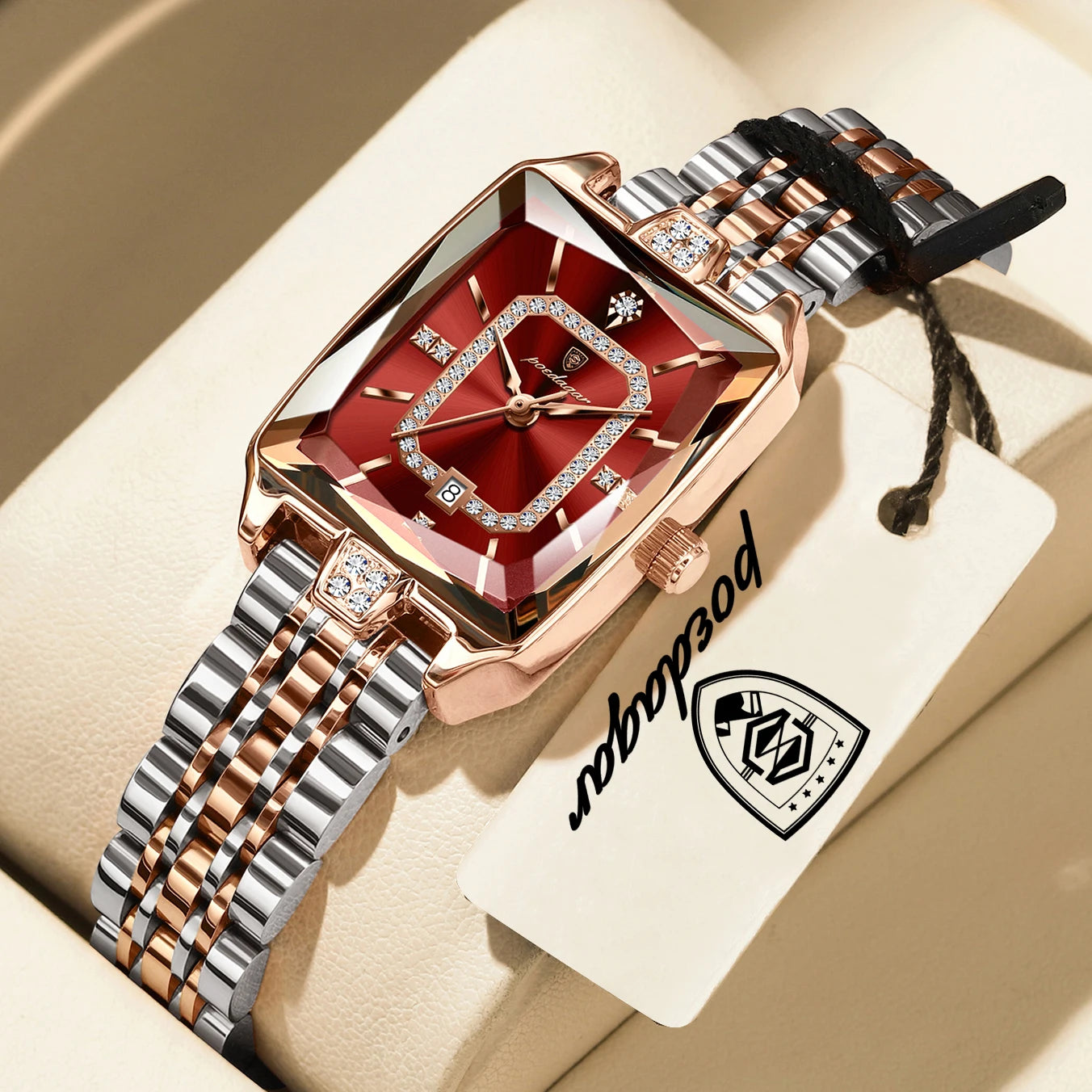 POEDAGAR Elegant Exquisite Woman Watch Waterproof Stainless Steel Date Original Fashion Ladies Wristwatch Women's Quartz Watches