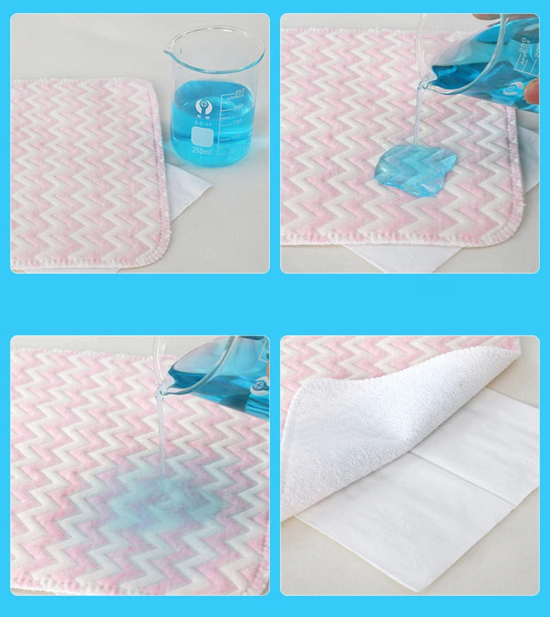 Baby Diaper Changing Mat Infant Cotton Reusable Diaper Pad Waterproof Crib Sheet Washable Newborn Bed Cover Urine Nappy Mattress
