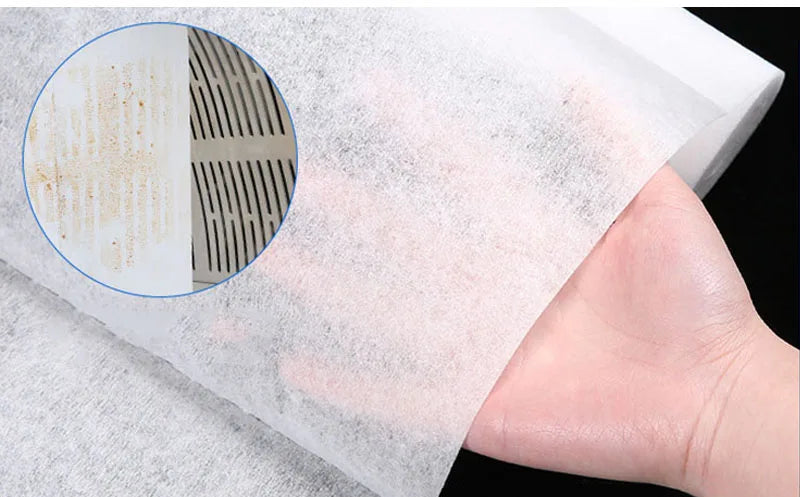5/10M Disposable Hood Oil Filter Paper Non-woven Cooker Hood Extractor Fan Filter Kitchen Hood Grease Anti Oil Cotton