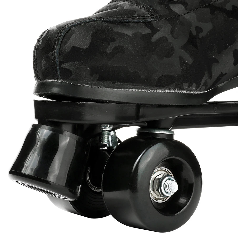 Outdoor Roller Skates Sports Double Row Skates Quad 4 Wheels Skating Women Flashing Roller Skates Shoes for Men Youth Boys Girls