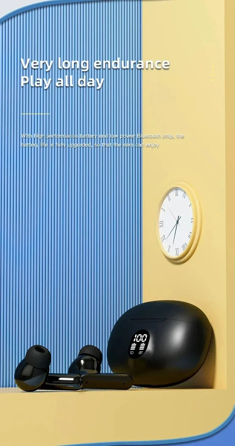 Lenovo Wireless Stereo Headphones Gaming Bluetooth Headset with Microphone Noise Cancelling High-Fidelity Bass