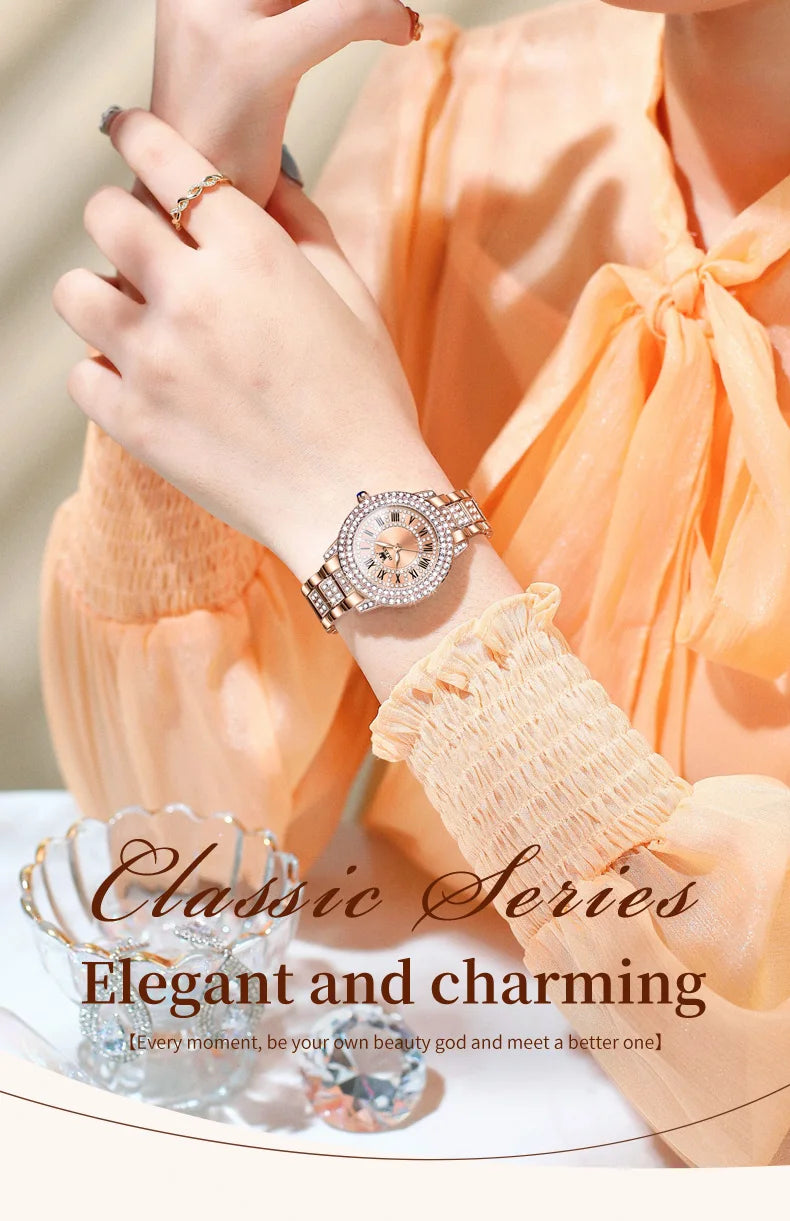 Stainless Steel  Diamond Watch