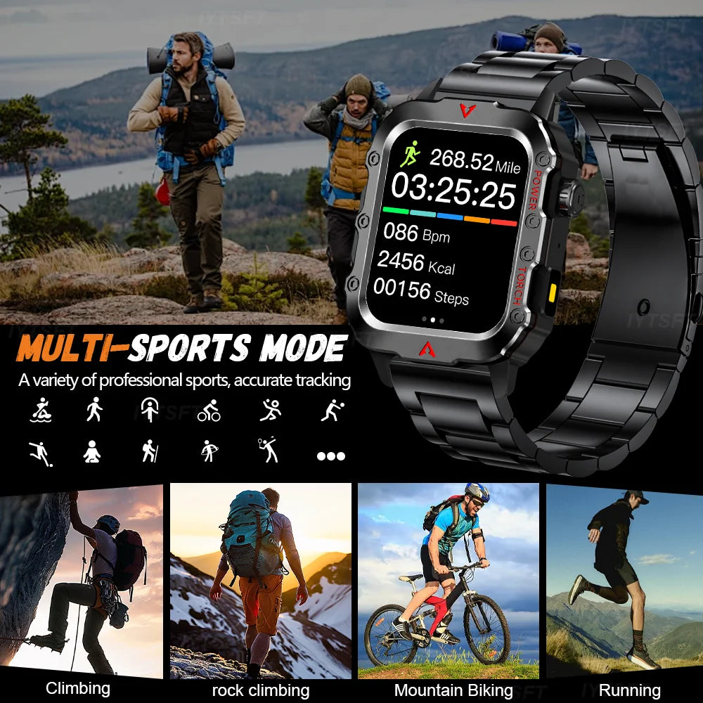 LAXASFIT LED Bluetooth Smartwatch