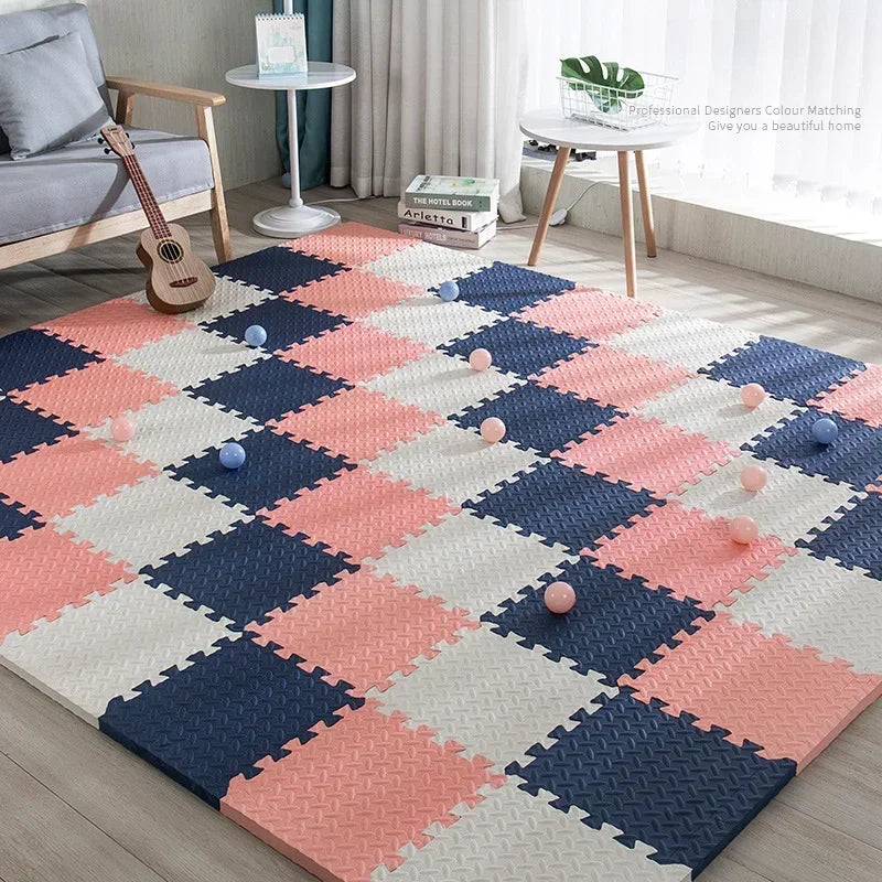 Baby Play Mat EVA Foam Interlocking Anti-Slip Sports Rug Family Children's Room Game Puzzle Carpet Anti-fall Carpet Baby Toys