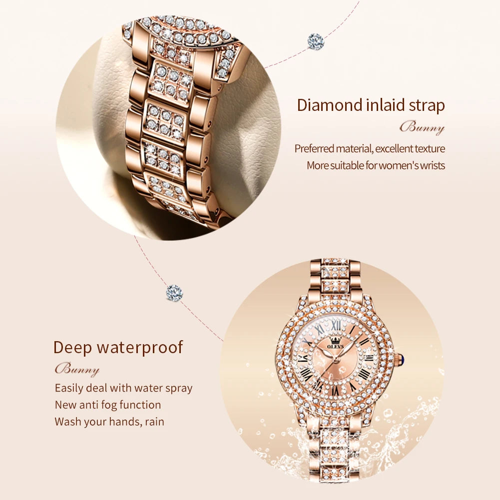 Stainless Steel  Diamond Watch