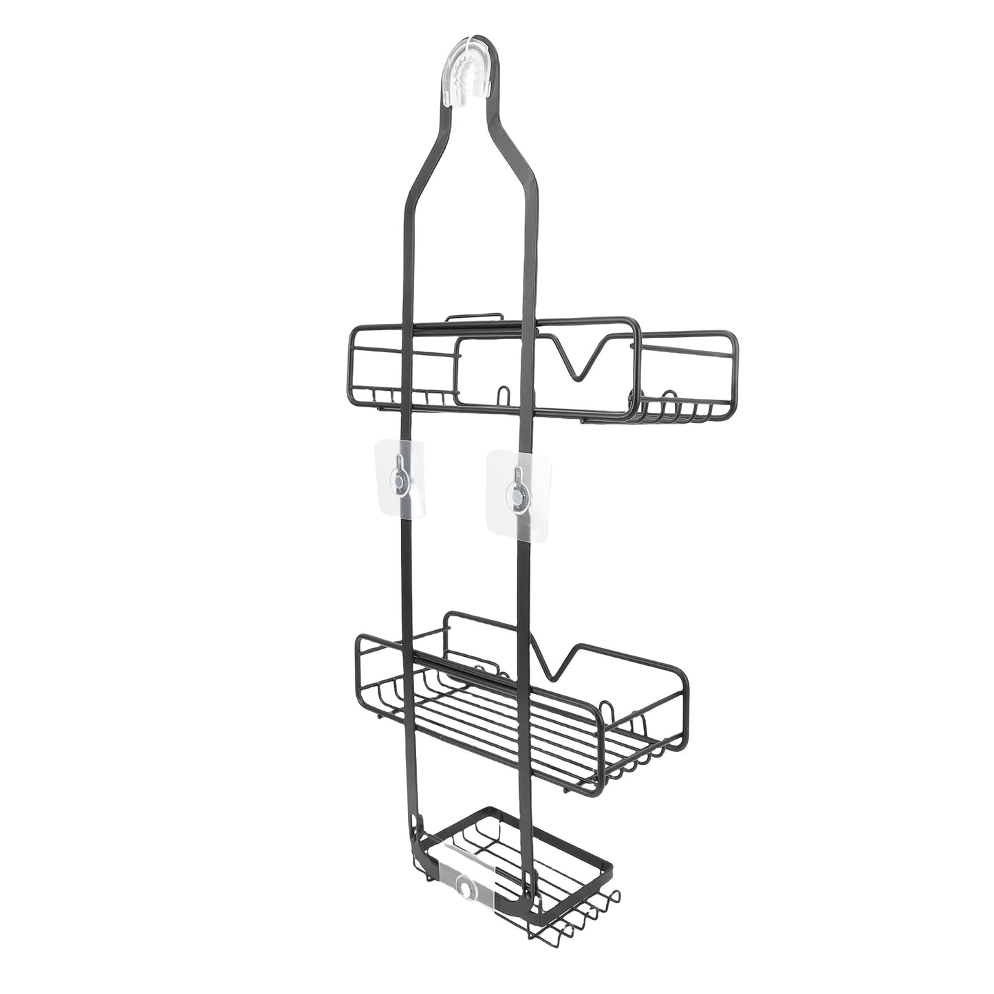 Hanging Shower Organizer High Carbon Steel Minimalist Modern Multi Layer Over Head Shower Caddy for Shampoo Body Wash Soap