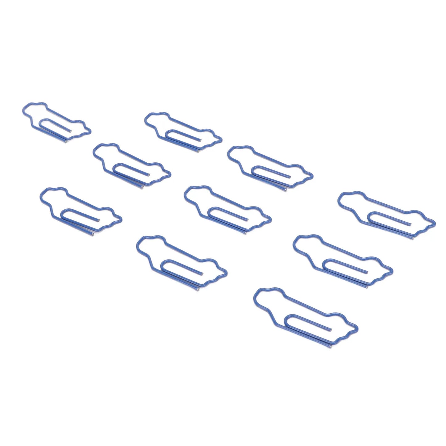 100PCS Shaped Paper Clips Car Shape Metal Cute  Light Portable Clips for Document File Classification  Clips