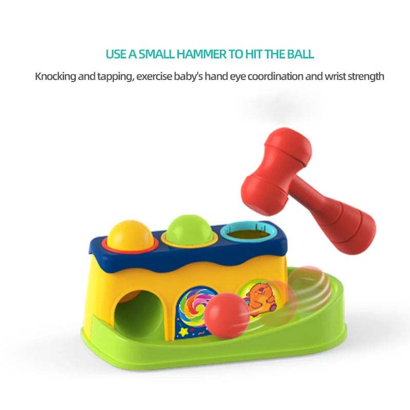 Children’s Interactive Ground Mouse Puzzle Toy – Tapping, Sound-Making, and Parent-Child Play