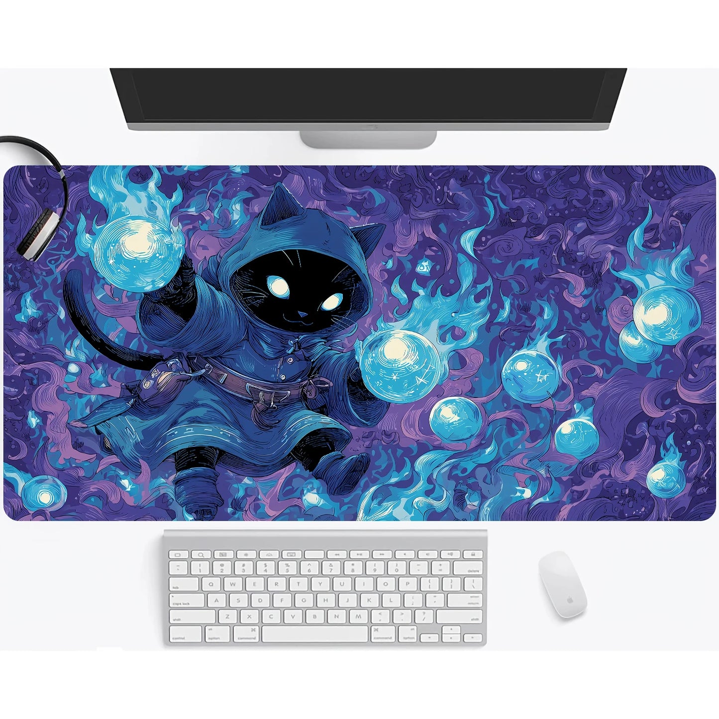 Magic playmat gathering gaming mats Frog Wizard theme anime desk mat Desk accessories 35X60cm mouse mat Raccoon tapete magic mtg