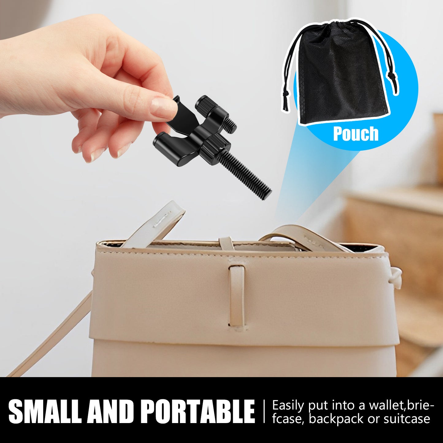 Portable Extra Anti Theft Security Door Lock
