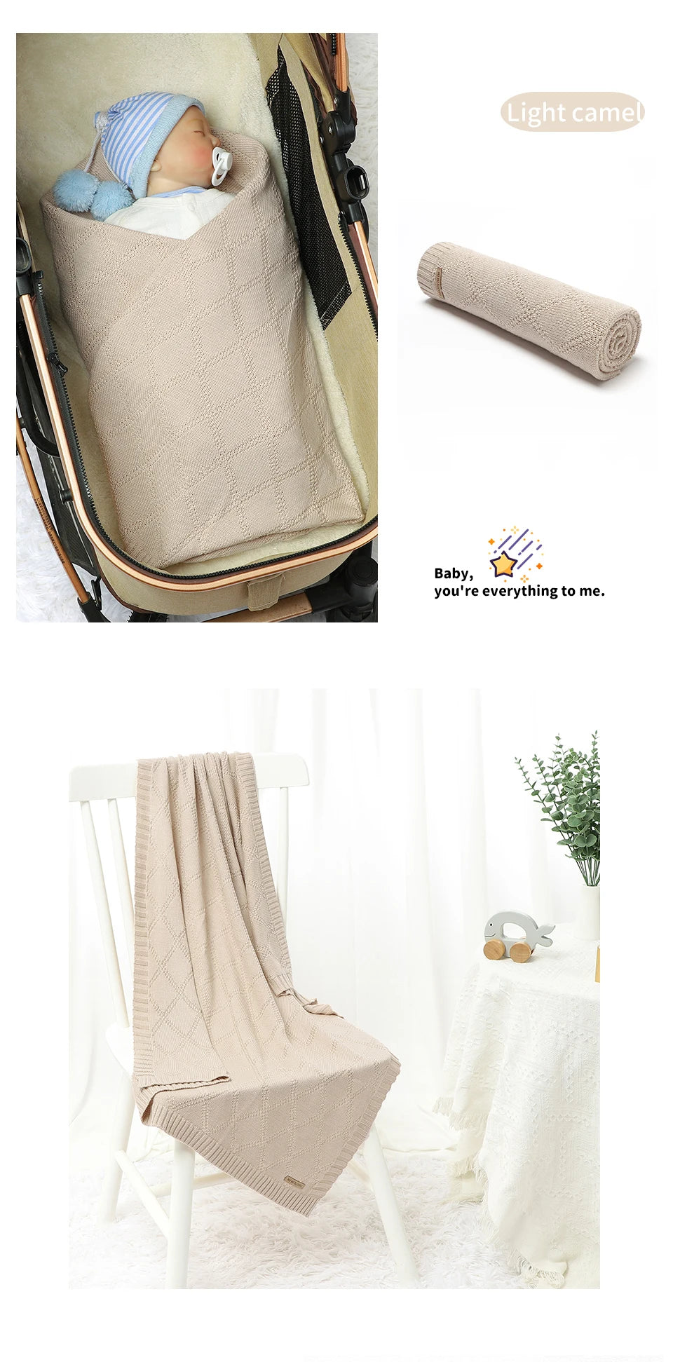 Baby Blankets Newborn Infant Boys Girls Cotton Stroller Nursery Swaddle Wrap Cover Quilts 90*70cm Toddler Outdoor Throw Play Mat