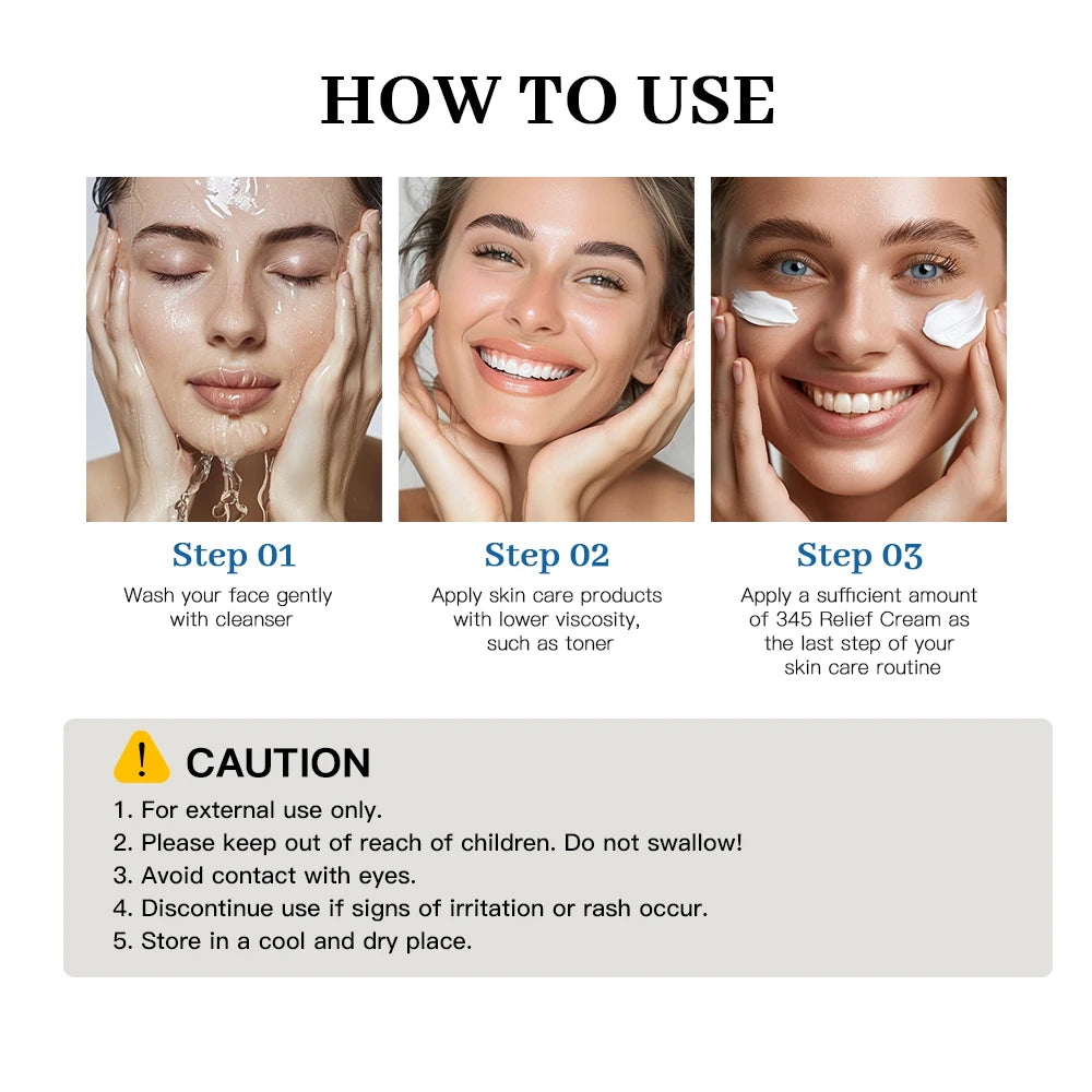 345 Moisturising Relief Cream