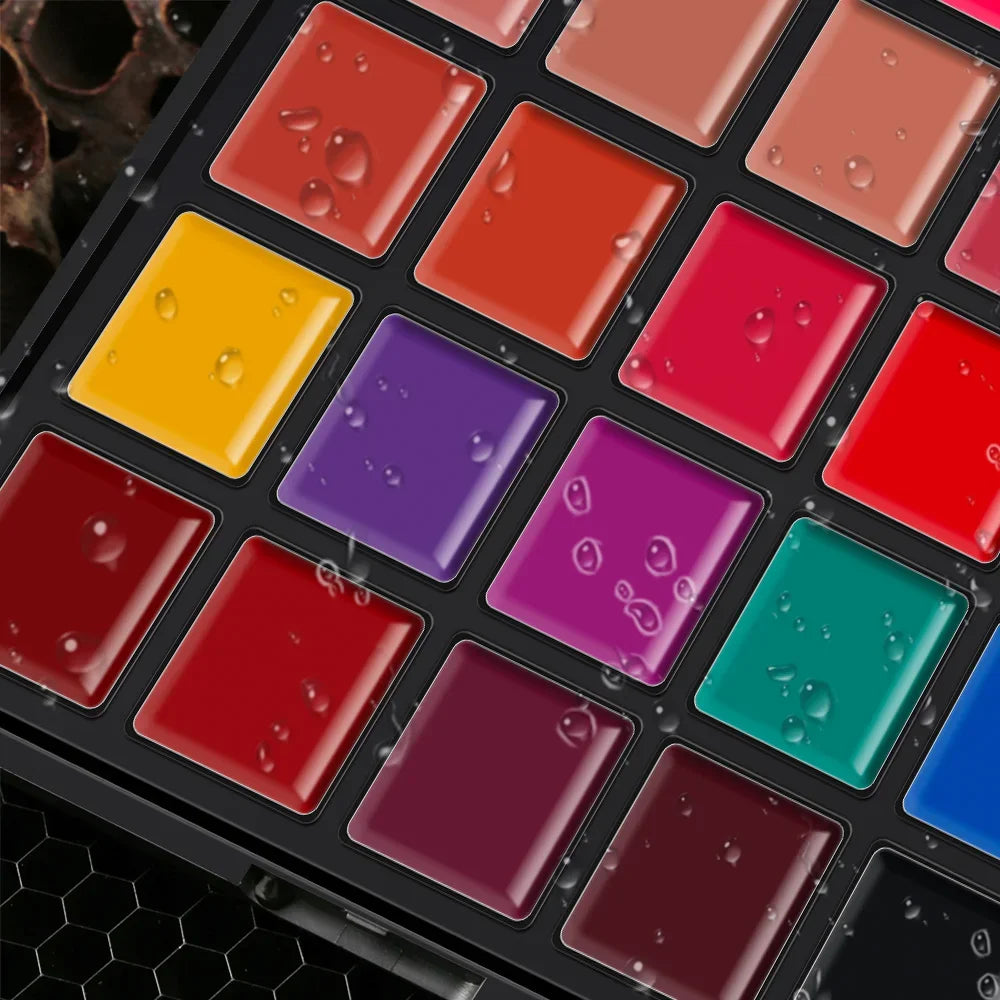 25 Color Lipsticks Palette