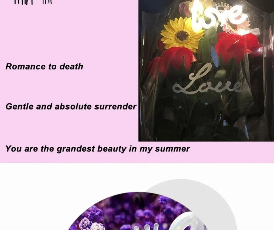 LED Love Luminous Lamp Romantic Confession Night Lights Happy Birthday Wedding Valentine Decoration Lamp Festive Party Supplies