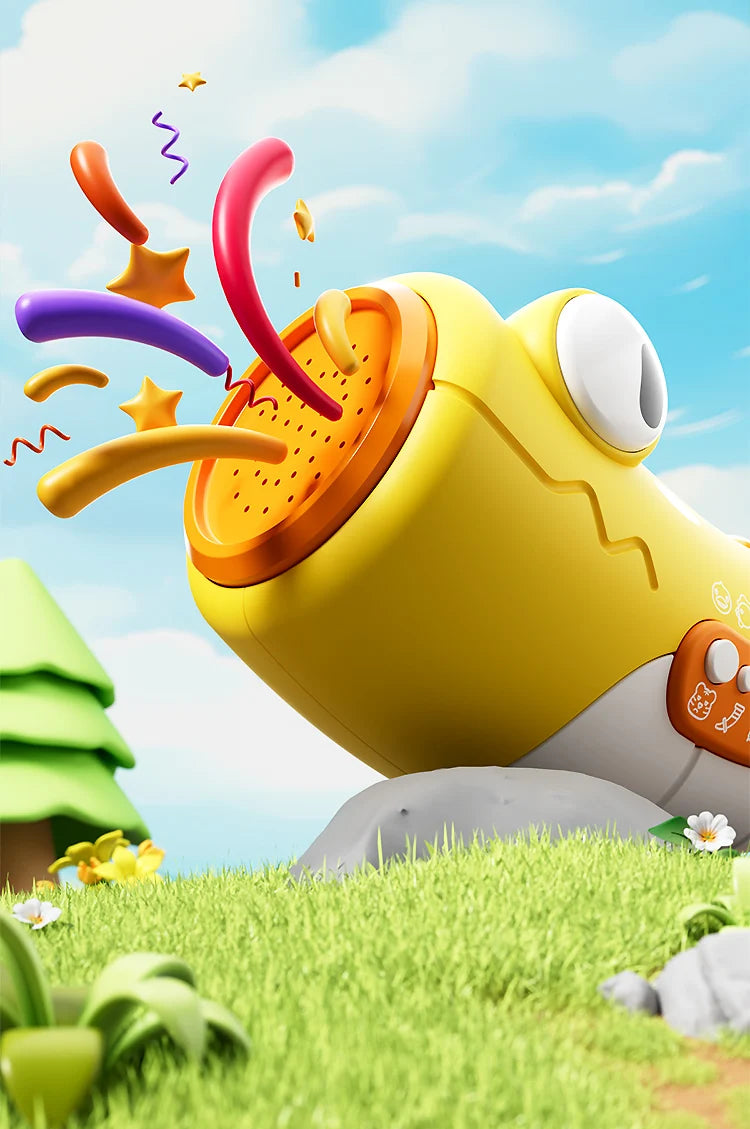 Kids Animal Horn Blowing Toy – Interactive Sound Learning and Oral Muscle Trainer with Easy-Clean Design