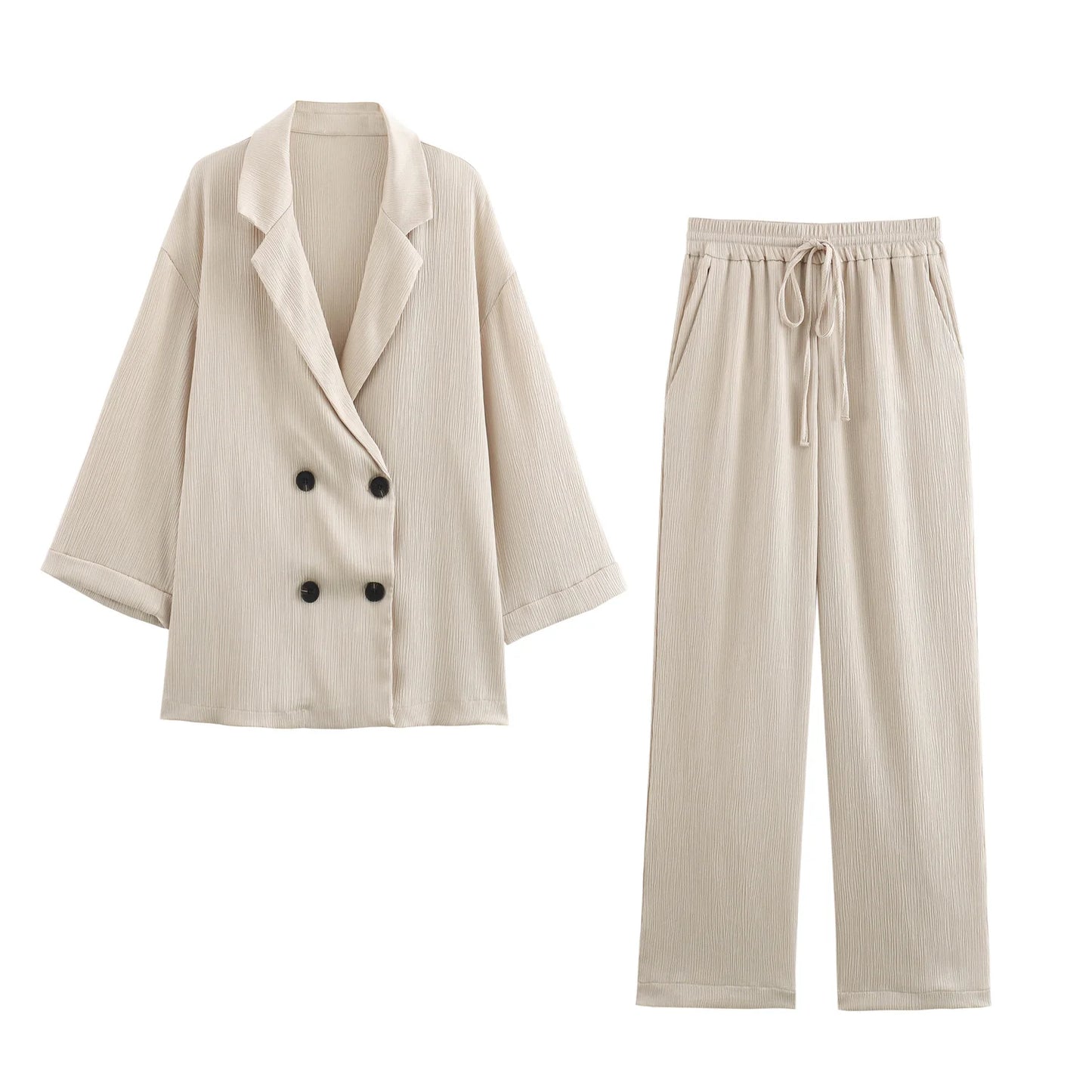 Blazer Coat & Pants Set