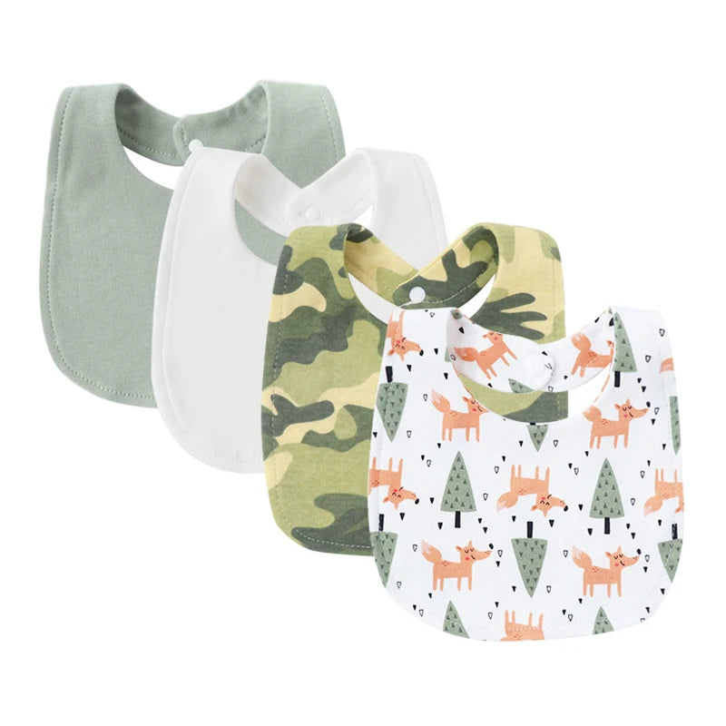 4Pc Baby Bibs