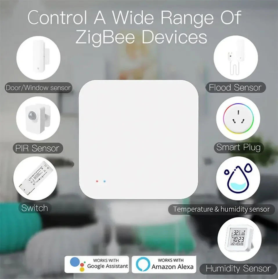Tuya ZigBee Wireless Smart Gateway Hub Home Bridge Network APP Remote Control AU