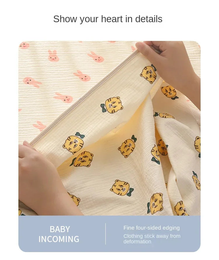 Reusable Baby Changing Mat Cover Baby Diaper Mattress Diaper for Newborn Cotton Waterproof Changing Pats Floor Play Mat