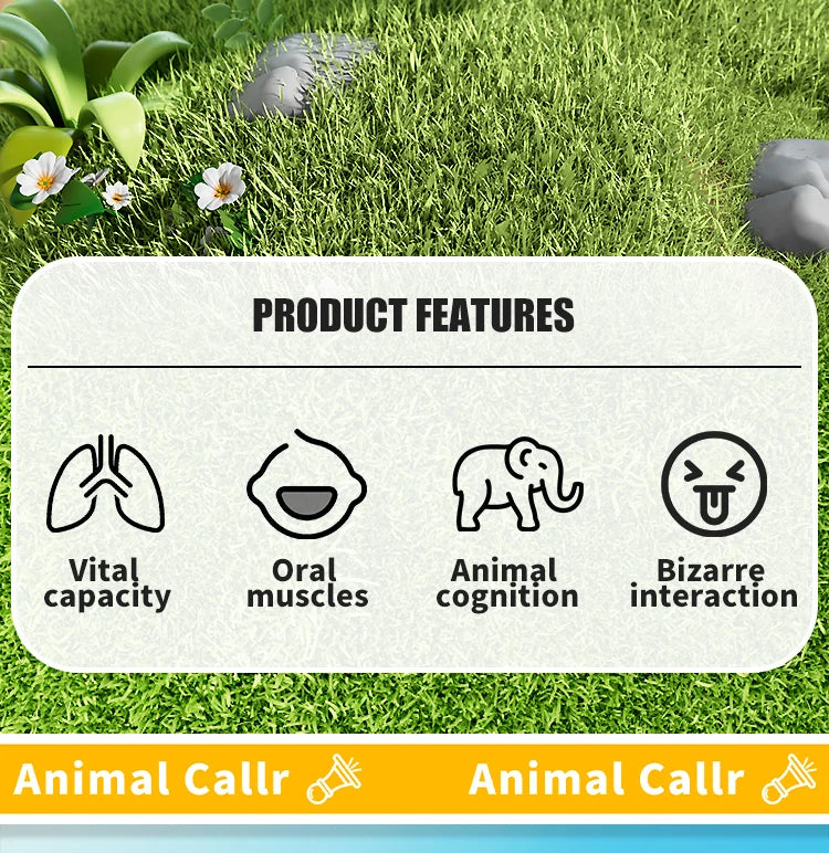 Kids Animal Horn Blowing Toy – Interactive Sound Learning and Oral Muscle Trainer with Easy-Clean Design