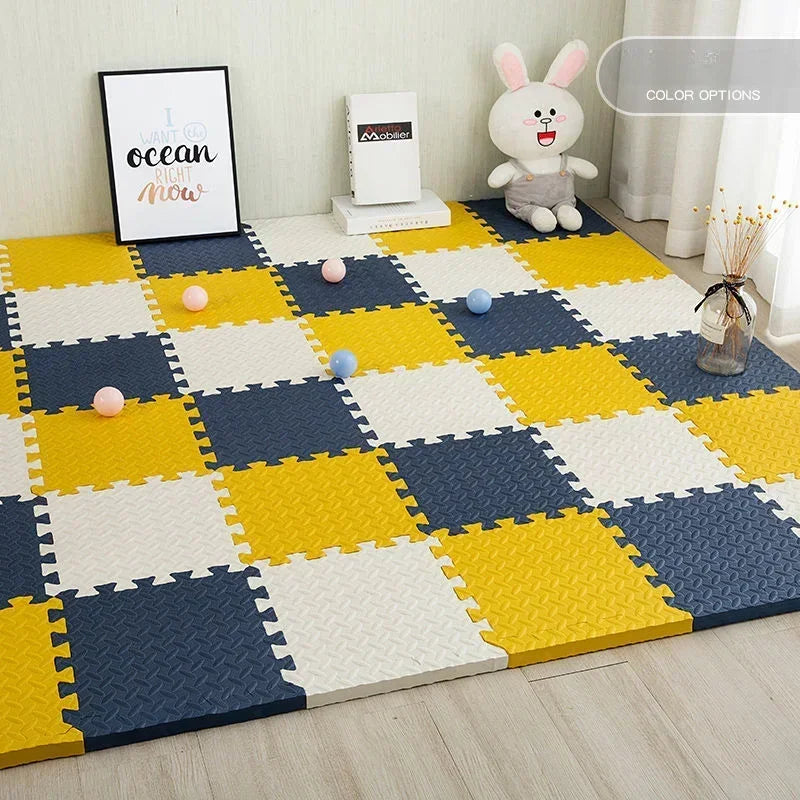 Baby Play Mat EVA Foam Interlocking Anti-Slip Sports Rug Family Children's Room Game Puzzle Carpet Anti-fall Carpet Baby Toys
