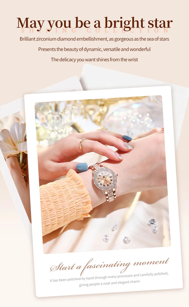 Stainless Steel  Diamond Watch