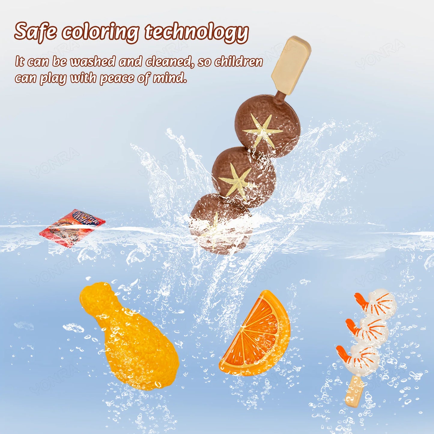 Kitchen Pretend Play Toys Barbecue Set Children's Cooking Toys Simulation Food Multi-set Gift for Kids Girls Boys Toddlers