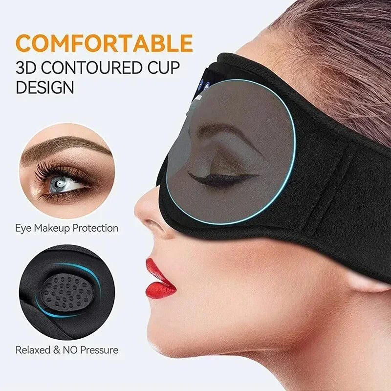 3D Bluetooth Headphones Mask