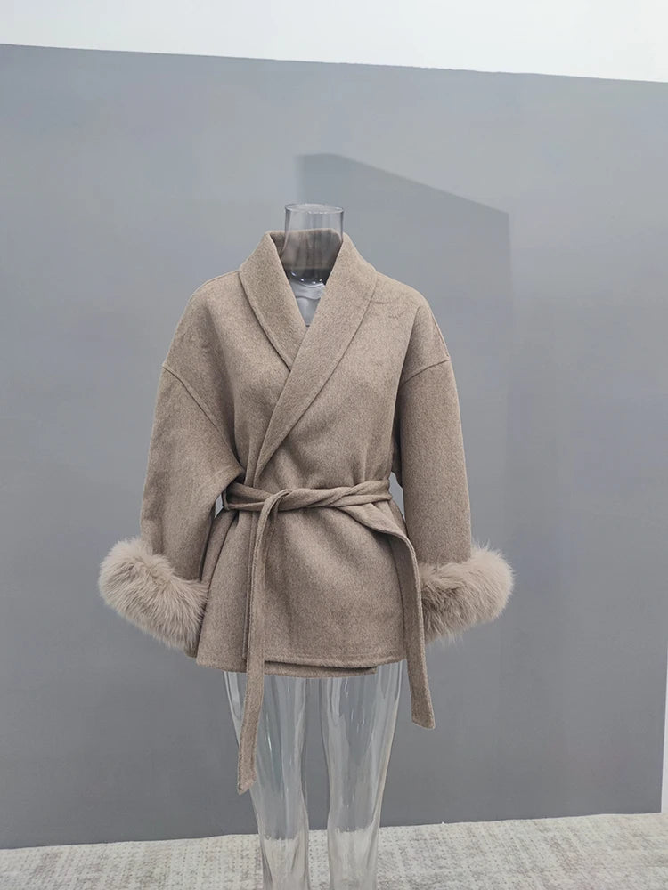 Elegant Lady Overcoat