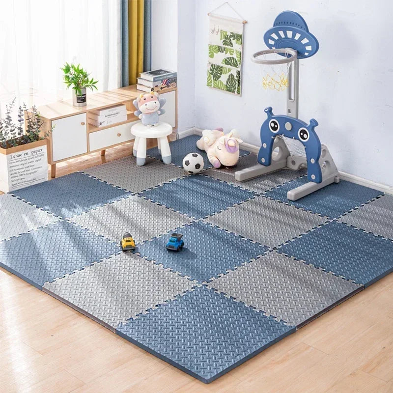8/16PCS Non-Toxic Baby Play Mat, Interlocking Soft Foam Floor Mats for Kids' Play Area and Baby Floor Exercise Non-Slip Design