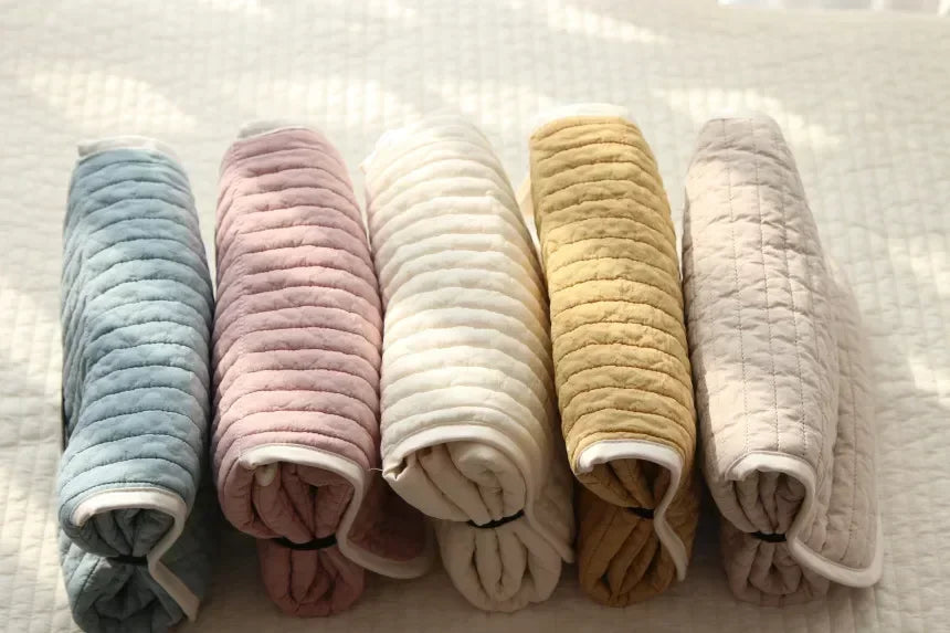 2025 Multicolor Newborn Baby Changing Mat Cotton Waterproof Portable Large Diaper Changer Mattress Floor Play Mats Changing Pads