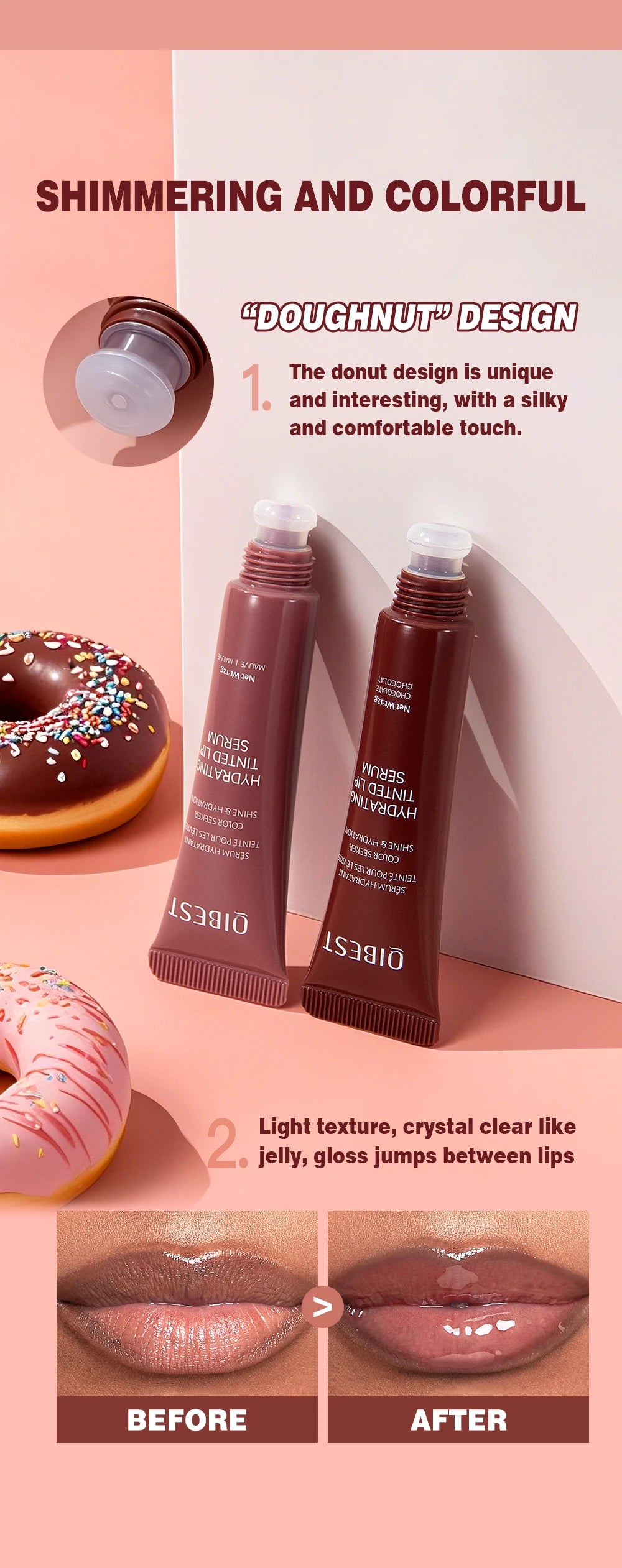 QIBEST Crystal Lip Moisturising Balm
