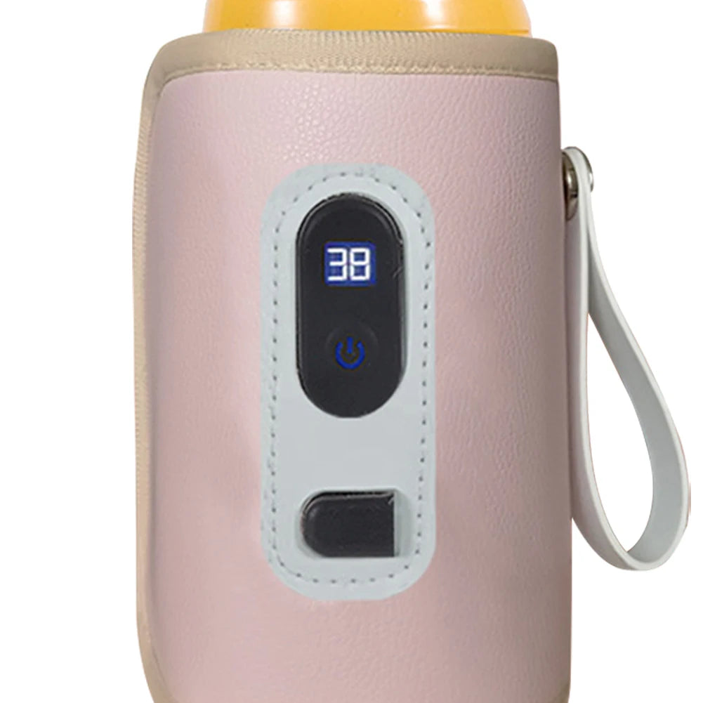 USB Milk Water Warmer Baby Nursing Bottle Heater Newborn Infant Portable Bottle Feeding Warmers Travel Stroller Insulated Bag