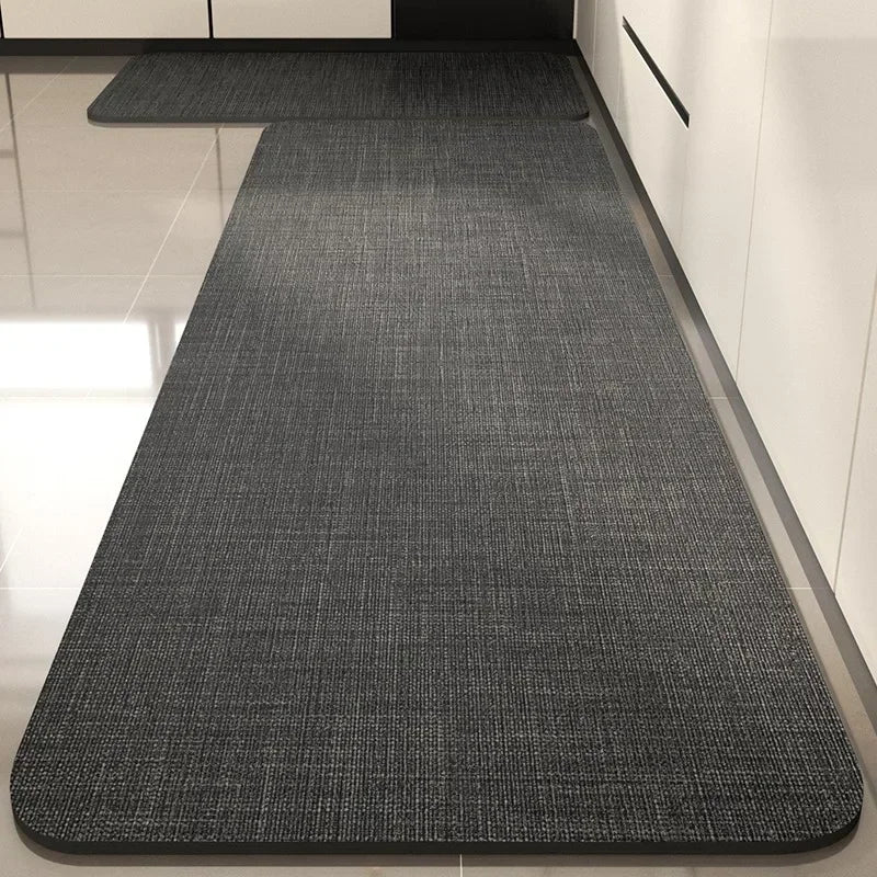 Kitchen Rug Super Absorbent Kitchen Mat for Floor Non-slip Rugs Bathroom Mat Washable Kitchen Carpet