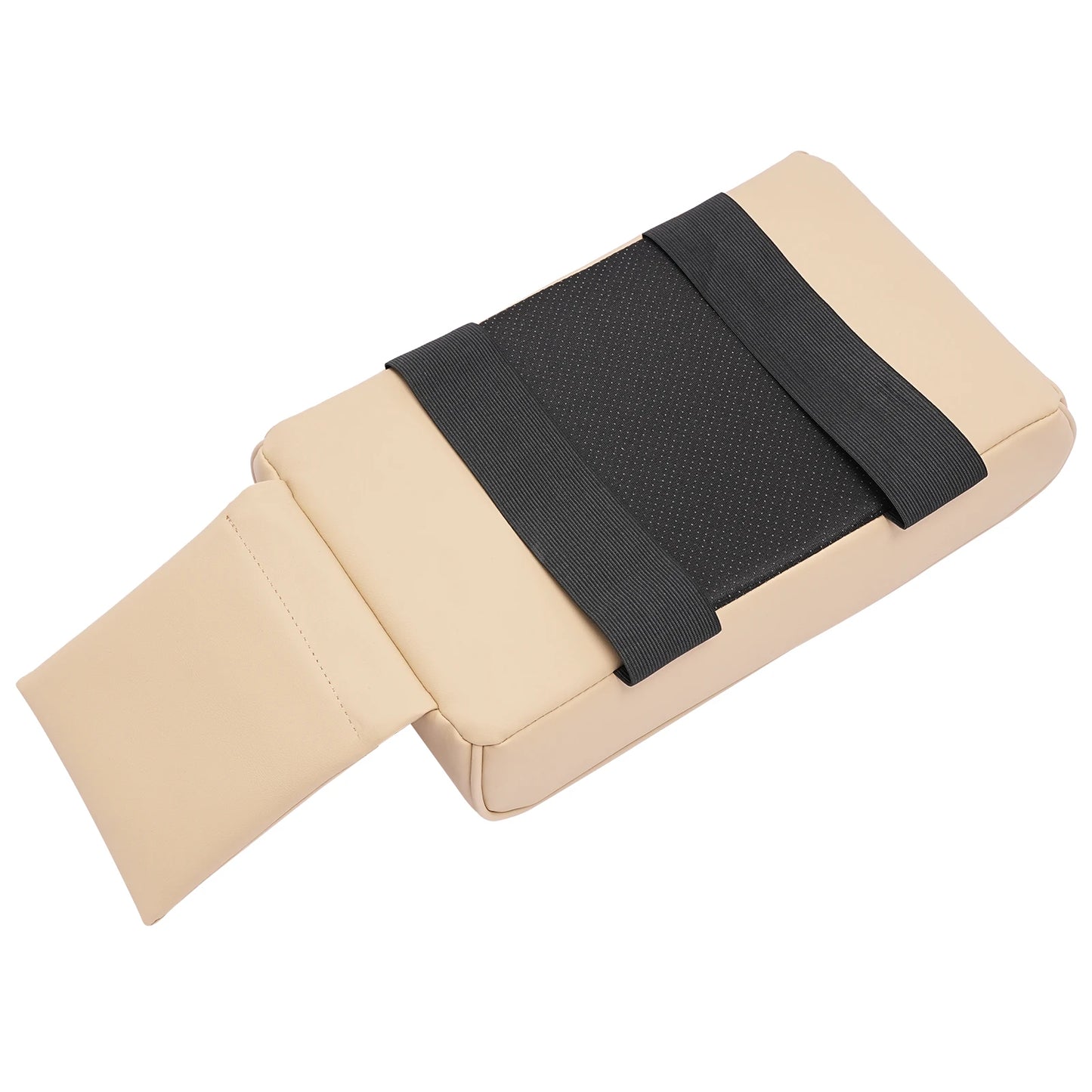 Universal PU Leather Center Console Armrest Cushion Pad Direct Replacement 21cm Wide Car Interior Accessories Anti-Slip Sponge