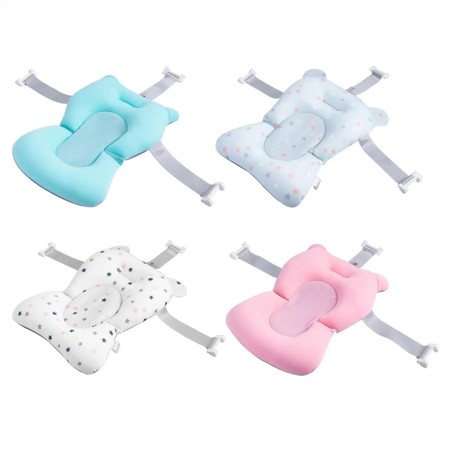 Baby Bath Tub Shower Cushion Newborns Support universal Portable quick-dry Foldable Baby mat Floating Pad Ajustable Bathtub Pad