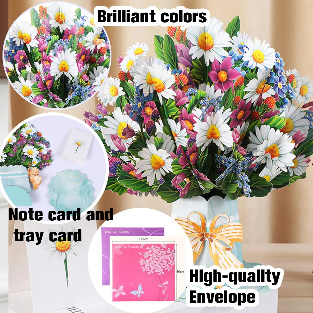 3D Pop UP Love Card for Wife and Girlfriend Gift for Valentines Day Anniversary Wedding Invitation Greeting Thank You Cards