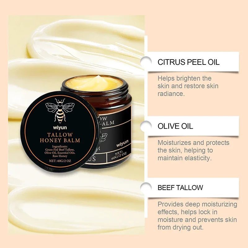 60g Beef Tallow Honey Moisturising Cream