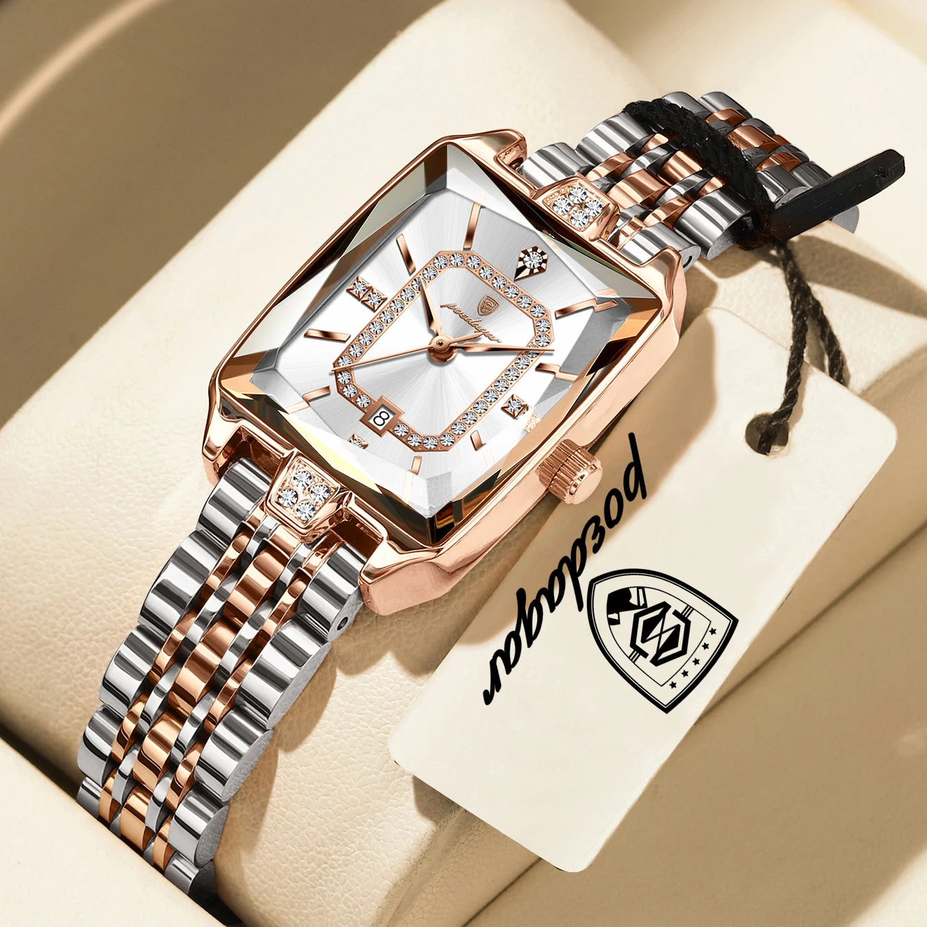 POEDAGAR Elegant Exquisite Woman Watch Waterproof Stainless Steel Date Original Fashion Ladies Wristwatch Women's Quartz Watches